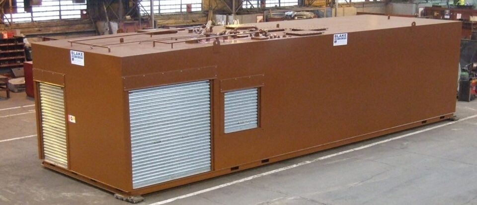 A Quadruple Compartment Steel Tank