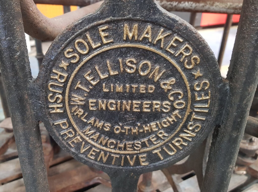 Original turnstile makers in Manchester