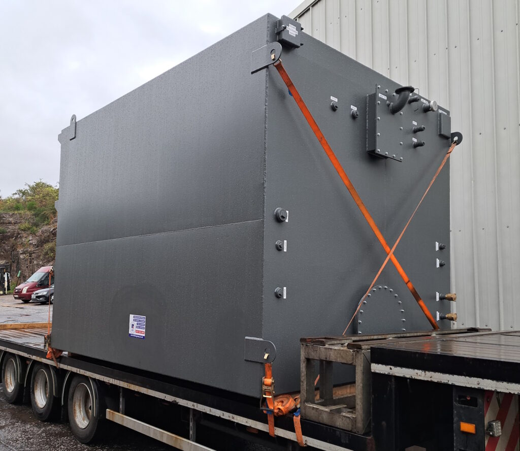 24500Lt-Totally-Enclosed-Bunded-Tank manufactured by Blake Group in Edinburgh