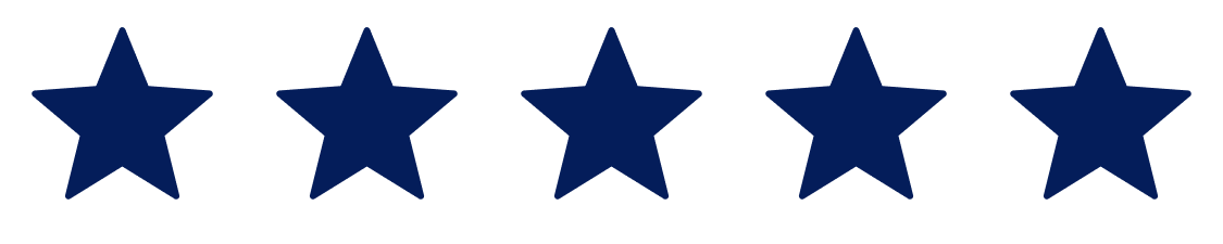 5 blue stars
