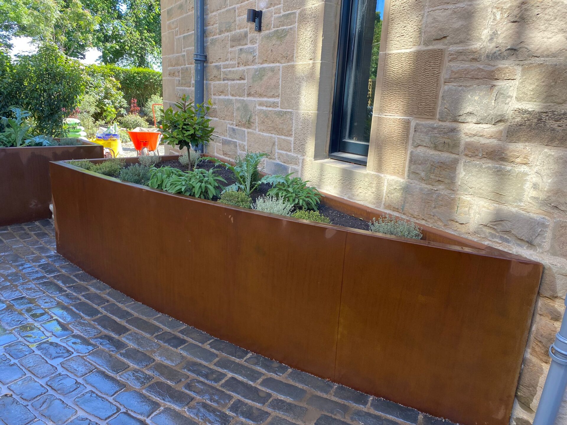 Corten-Steel-Planters