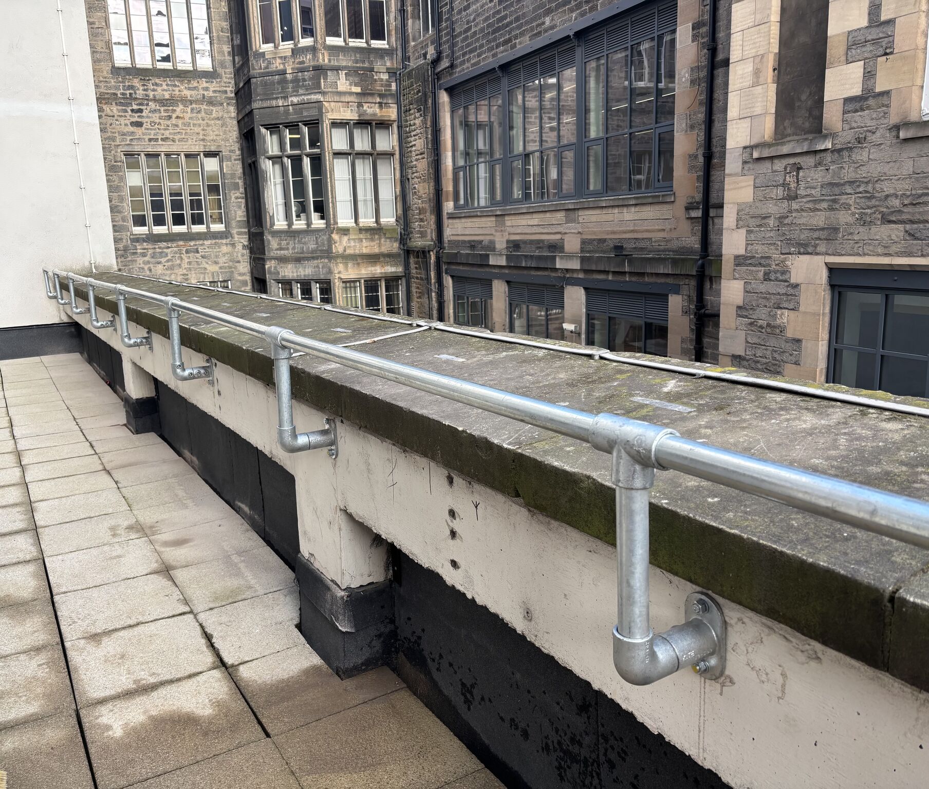 New Blake Group railings on Edinburgh building