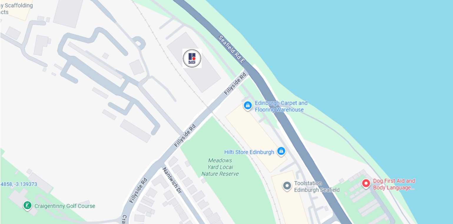 Blake Group factory at Seafield Way Edinburgh EH15 1TB