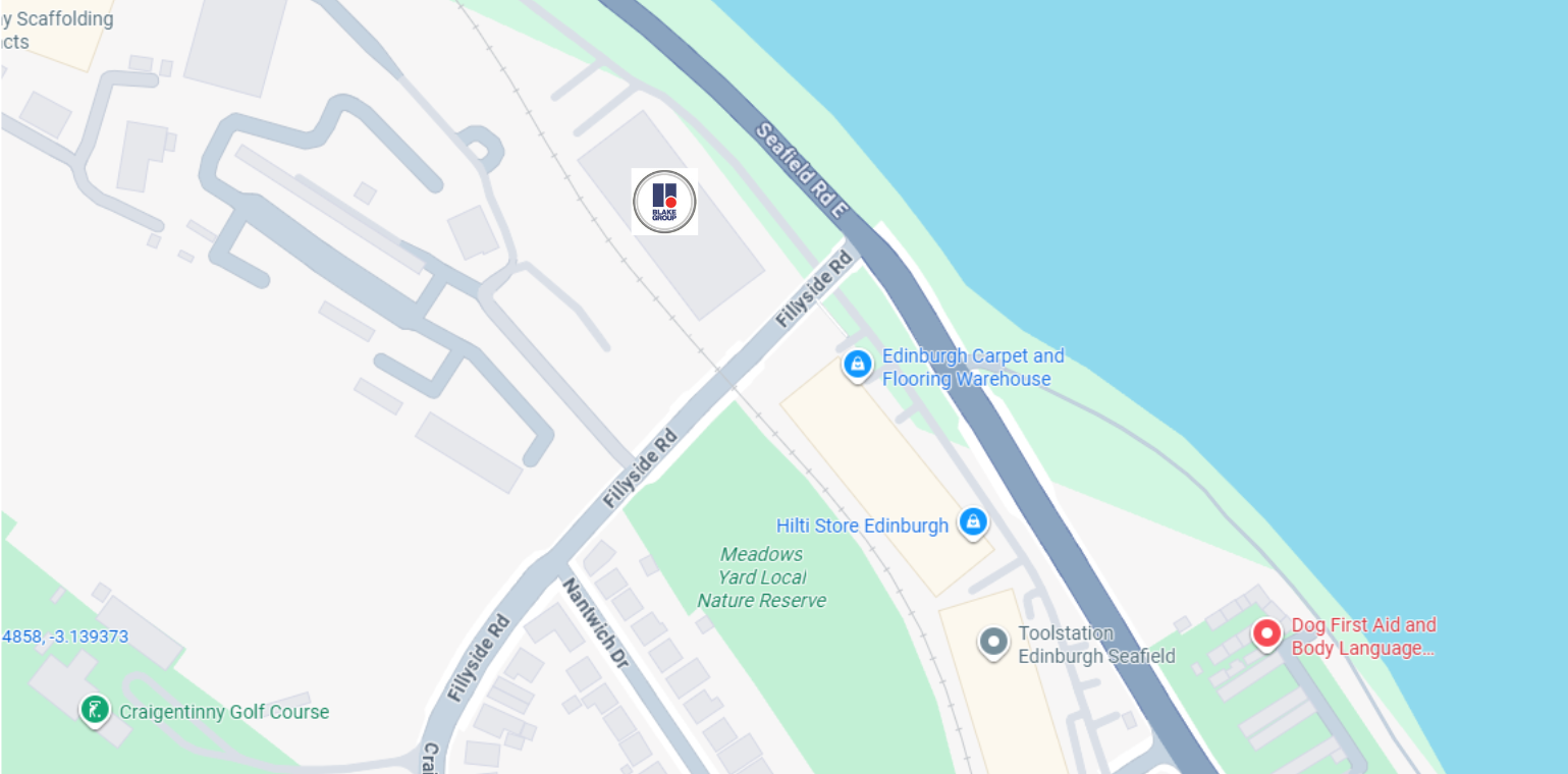 Blake Group factory at Seafield Way Edinburgh EH15 1TB