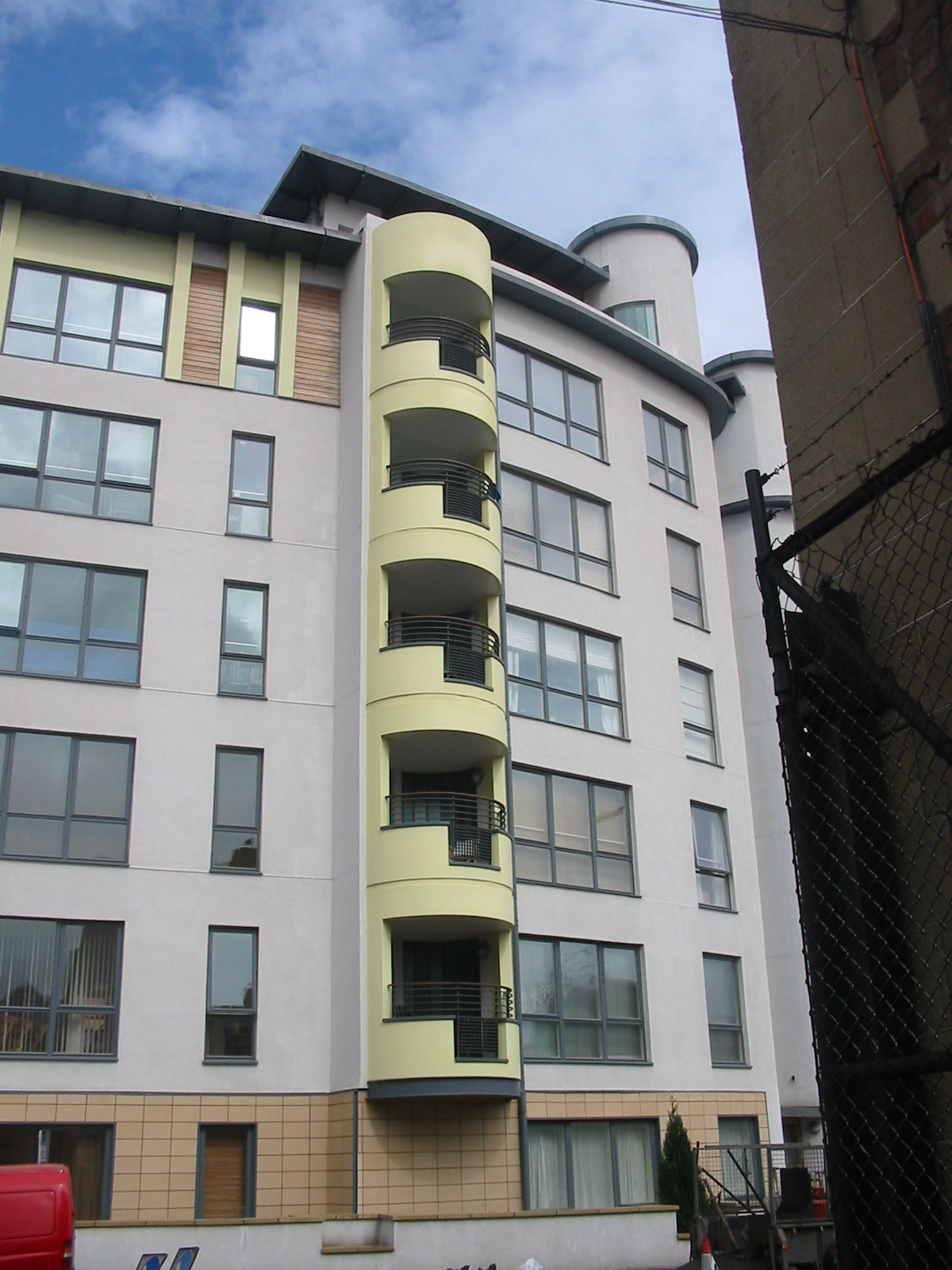 Curved railings by Blake Group for Gregor Shore